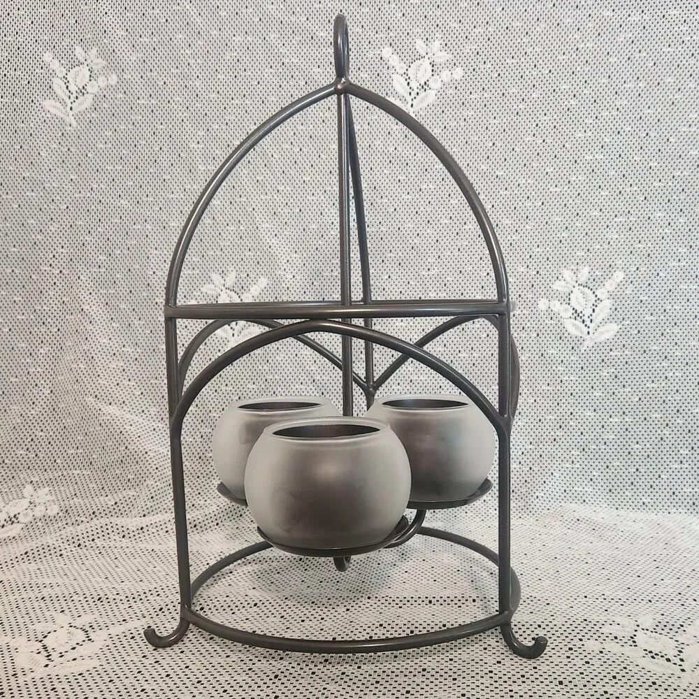 Partylite Shawdow Lights Lantern Retired NIB P8507